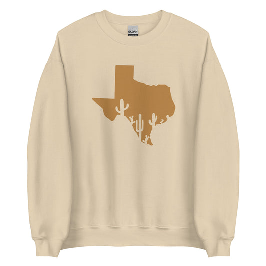 Texas Cactus Unisex Sweatshirt