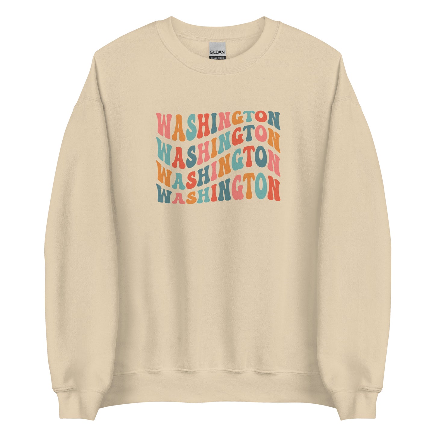 Wavy Washington Unisex Sweatshirt