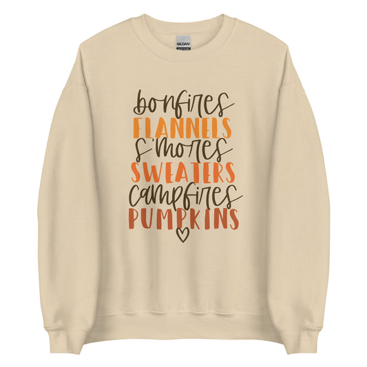 Fall Favorites Unisex Sweatshirt